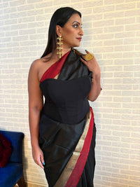 Majestic Goddess - Handwoven Uppada Silk Saree